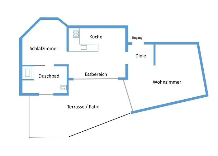 Exklusive 2-zimmer-wohnung Am Schloss Bensberg Lejlighed Bergisch Gladbach
